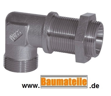 Hydraulik Winkel Schottverschraubung WSV12-L 